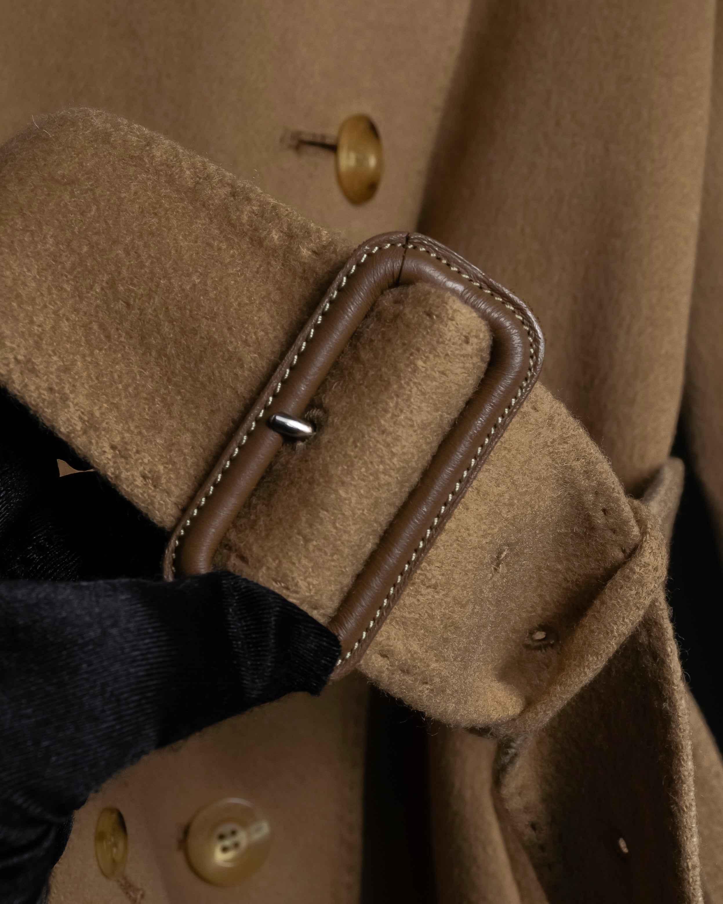 "Aquascutum" Traditional detail belted long trench coat