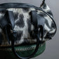 "Vivienne Westwood" Leopard abstract print rounded horizontal shape one handle bag