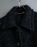 "GUCCI" Compact pattern bouclé wool jacket