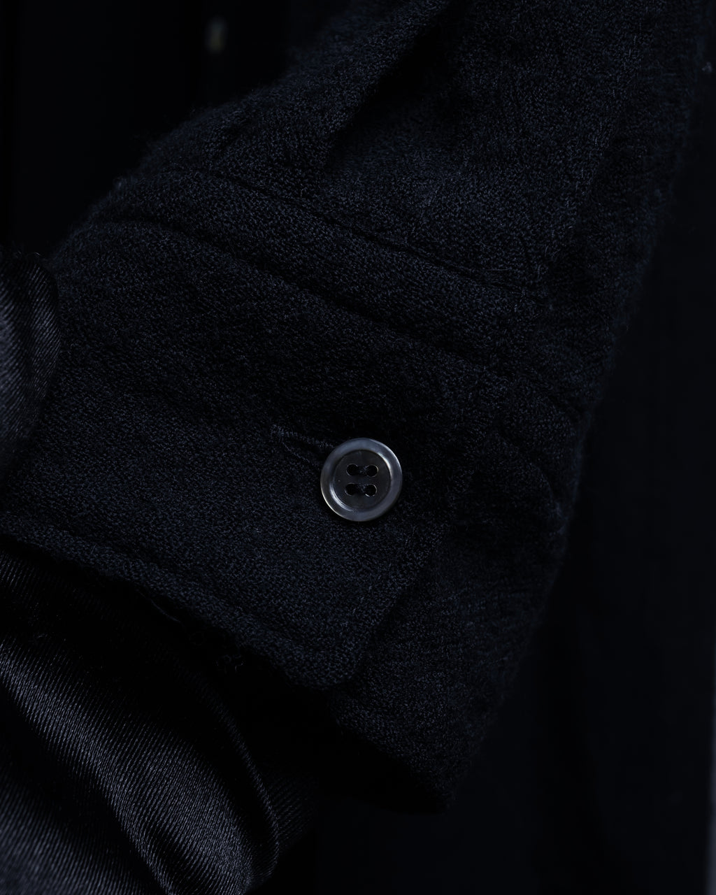 "COMME des GARCONS" 94AW Straight silhouette wool shirt dress