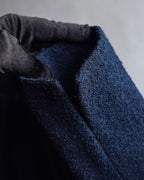 "VALENTINO" Wool boucle concealed front tailored jacket