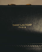 -SPECIAL- “Saint Laurent” 2012-2016 Classic Duffle 12 smooth calfskin bag