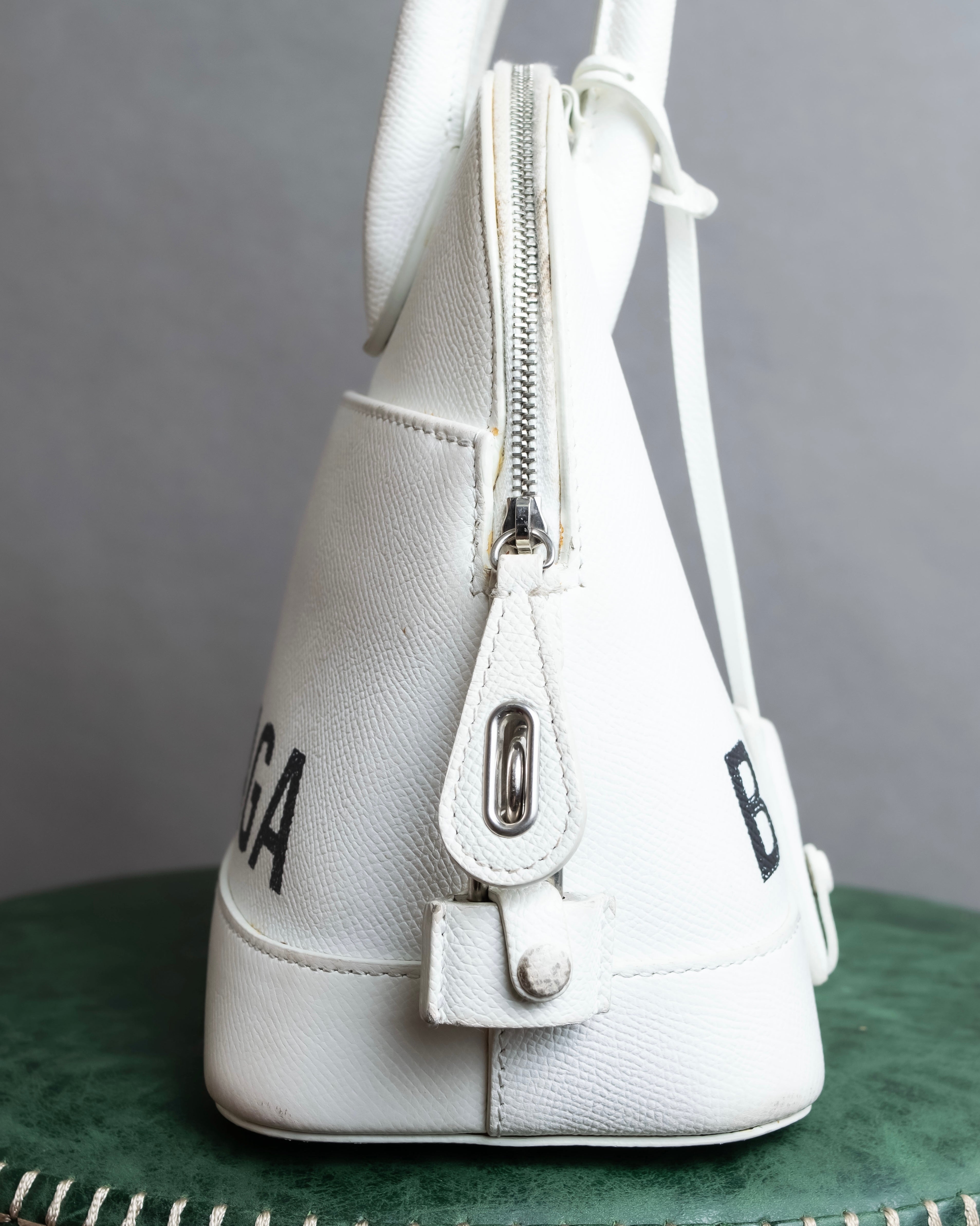 "BALENCIAGA" VILLE TOP HANDLE LEATHER HANDBAG
