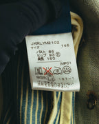 -SPECIAL- "Ralph Lauren" 00's Hickory stripe cotton double-breasted marine jacket