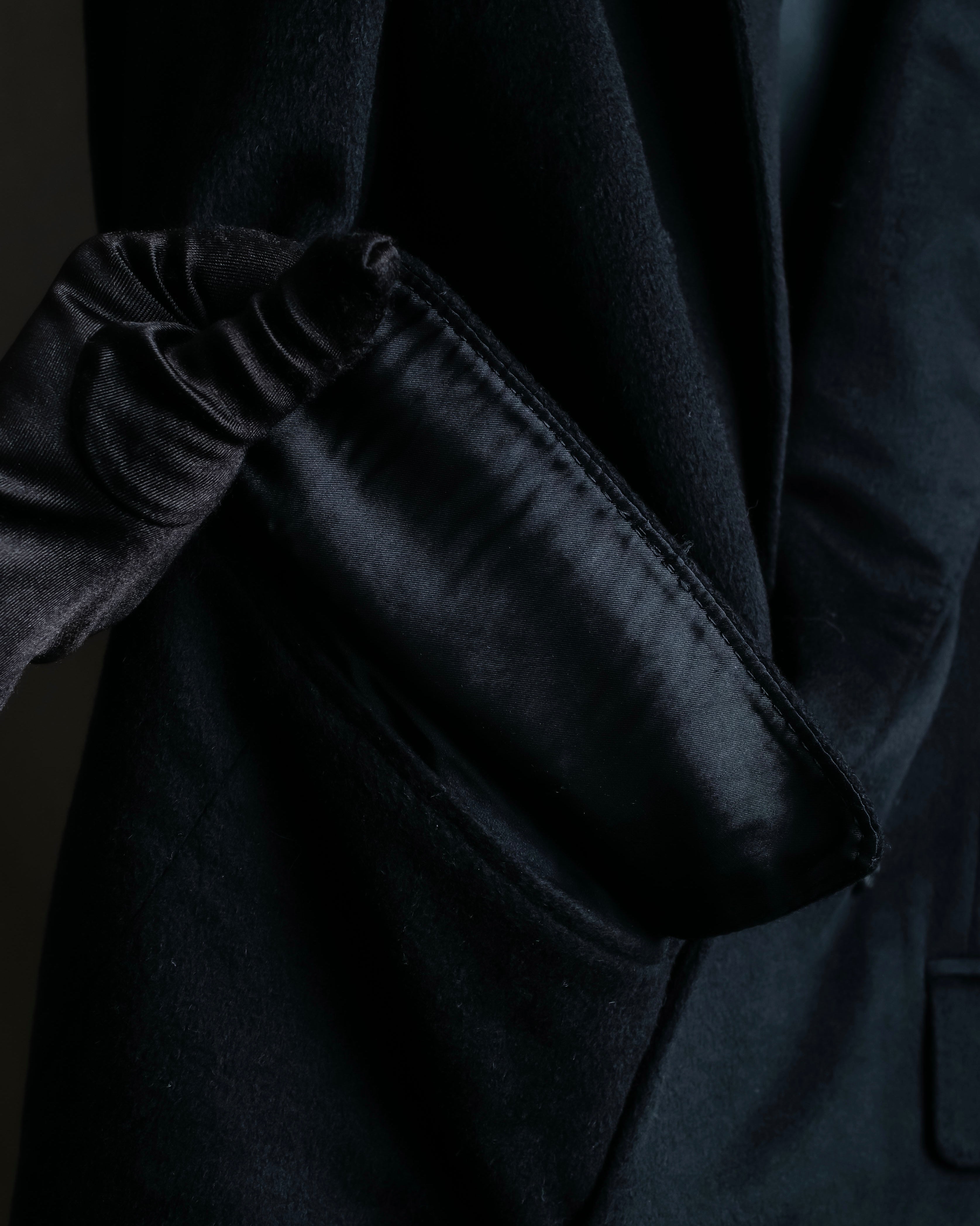 "MONSIEUR GIVENCHY" Double-breasted cashmere blend chesterfield coat