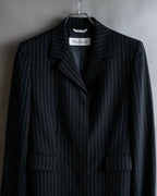 "Max Mara" Pinstripe short length tailored jacket