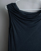 "Rick Owens Lilies" Fringe design draping sleeveless tops