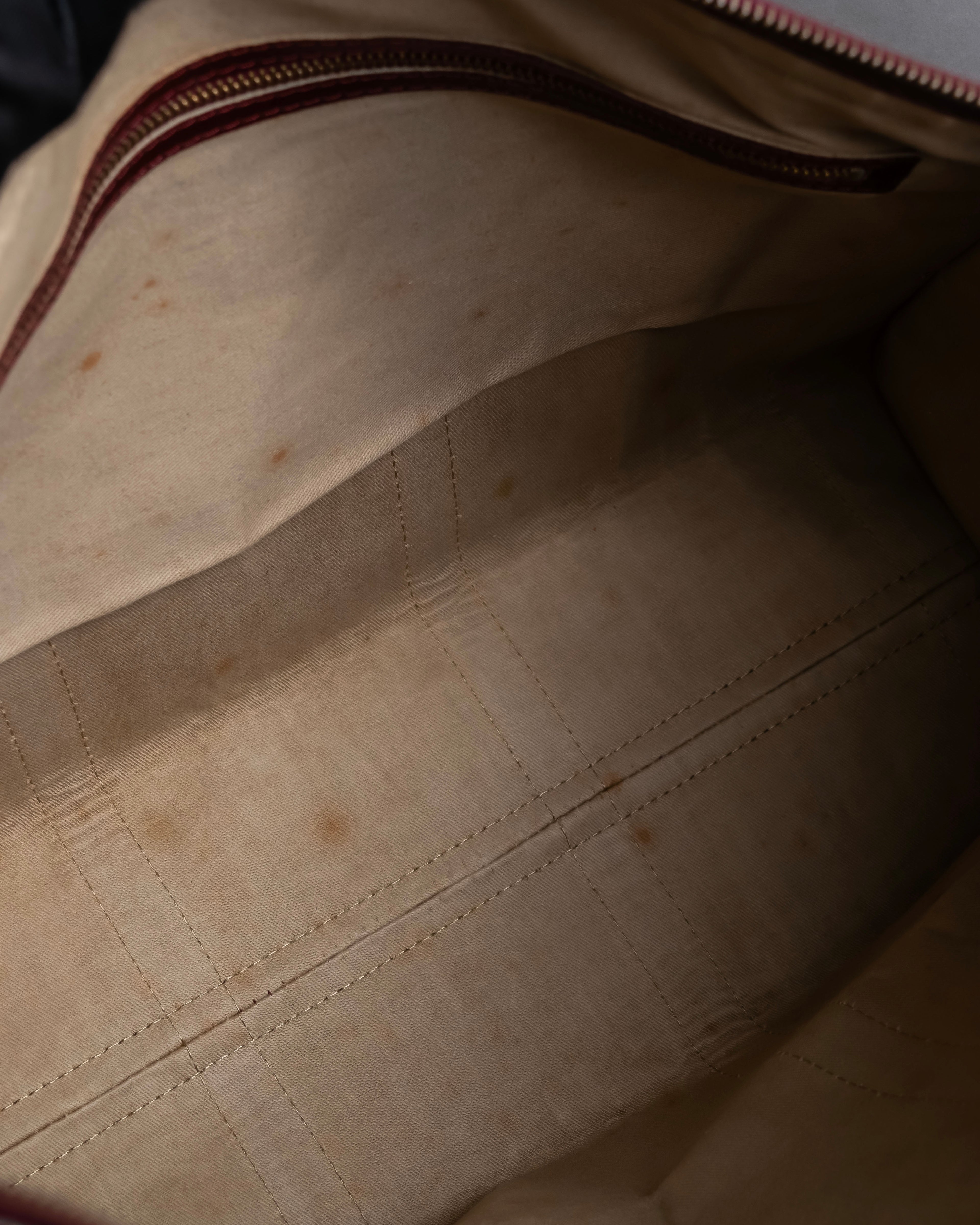 "Christian Dior" Trotter monogram jacquard boston bag