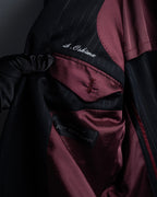 "BALENCIAGA" Chalk stripe pattern long silhouette set up