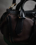 “BURBERRY” 2010’s Brogue tassel leather bag
