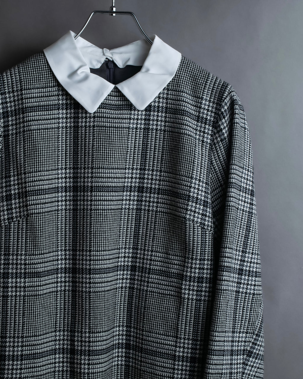 "MACKINTOSH" Glen check pattern straight line dress