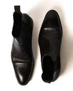 CARMINA Shoemaker/ Beautiful Box-Calf Leather Chelsea Boots Dark Brown