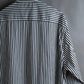 "GIVENCHY" Asymmetrical stripe pattern different thicknesses shirt