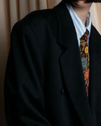 "Vintage super maxi length double-breasted oversized chester coat"