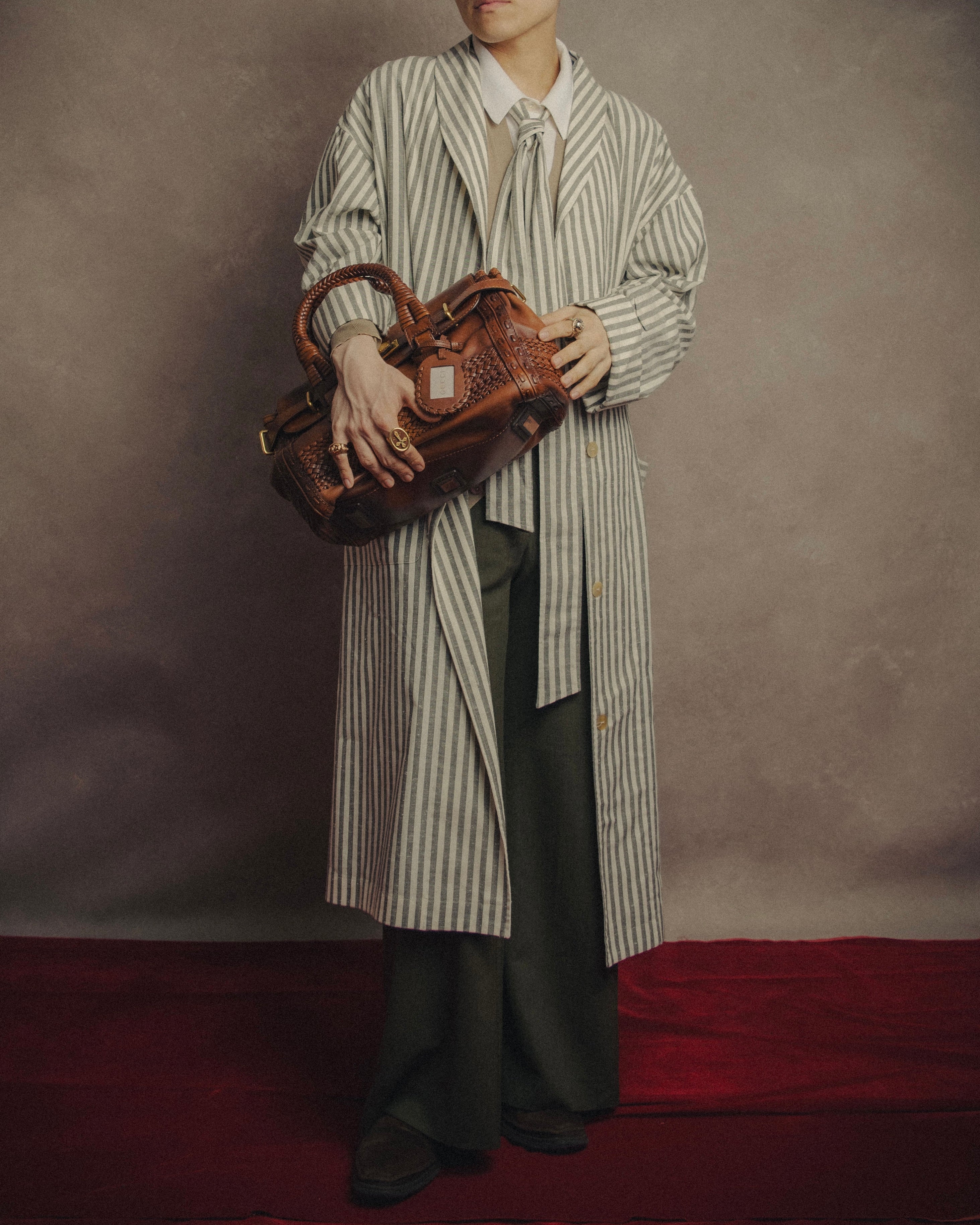 -SPECIAL- “GUCCI” 2016-2021 Archive inspired braided leather top handle bag