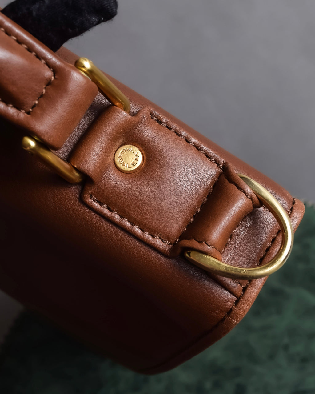 "BALENCIAGA" Water repellent flap square leather bag