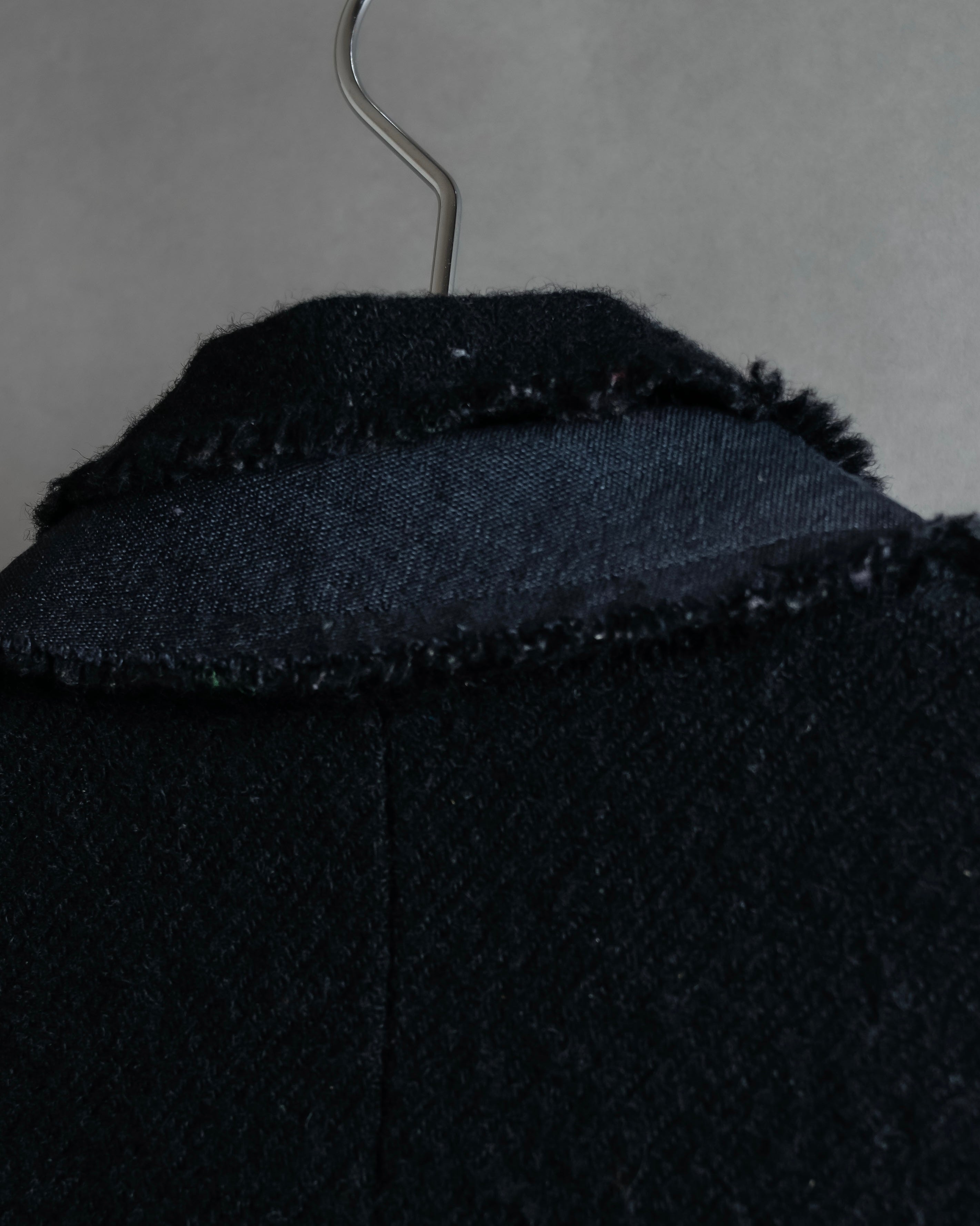 "tricot COMME des GARCONS" Fringe cut design tailored jacket