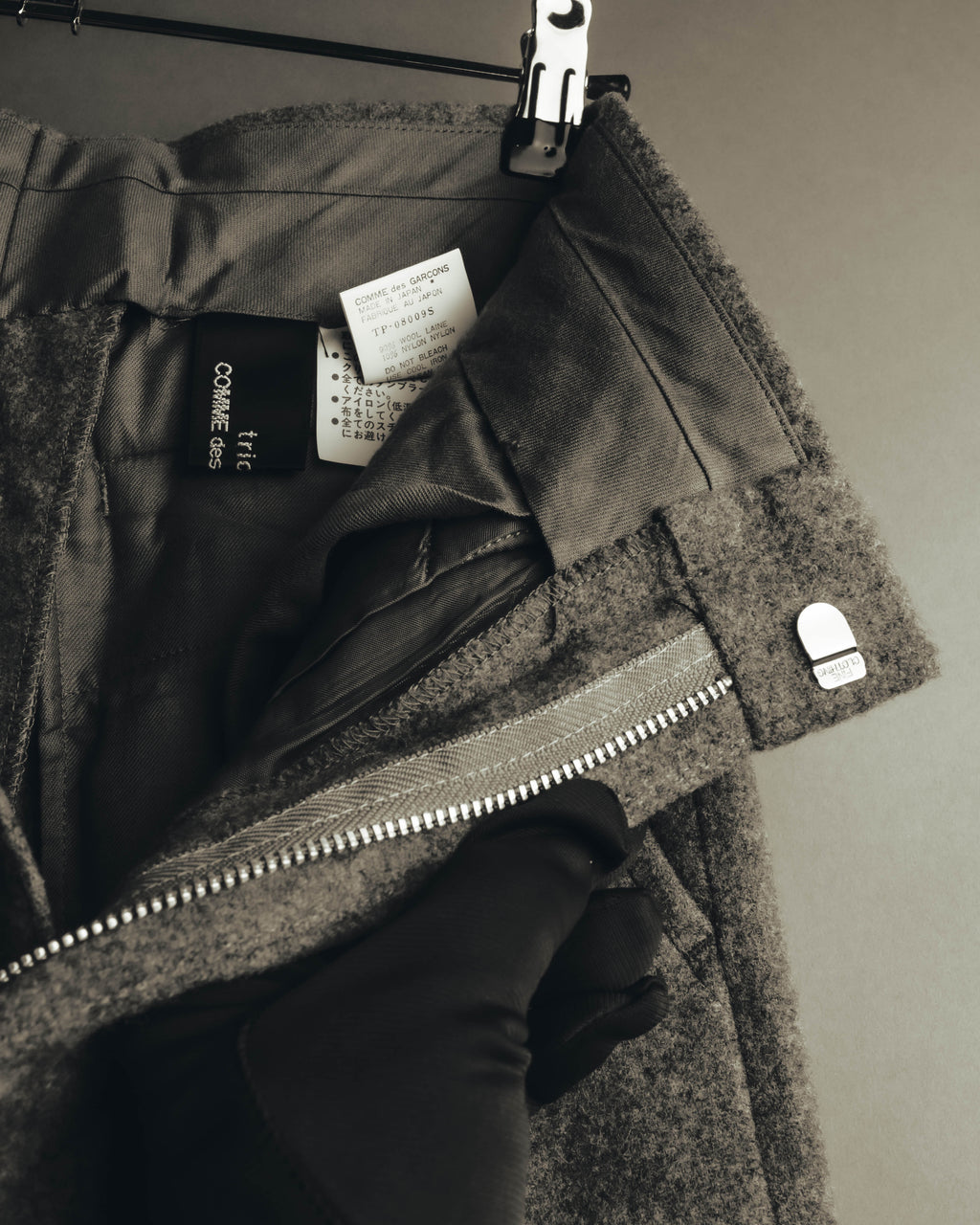 "tricot COMME des GARÇONS" 90's Brushed wool wide trousers