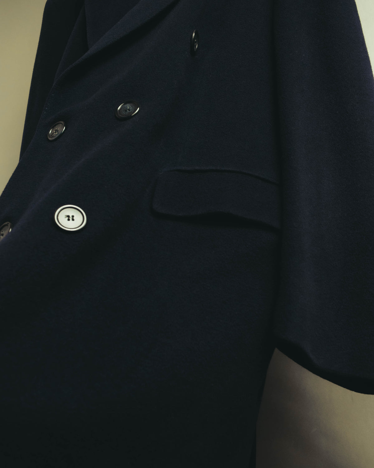 “Burberrys” 80’s-90’s Oversized double-breasted cashmere chester coat