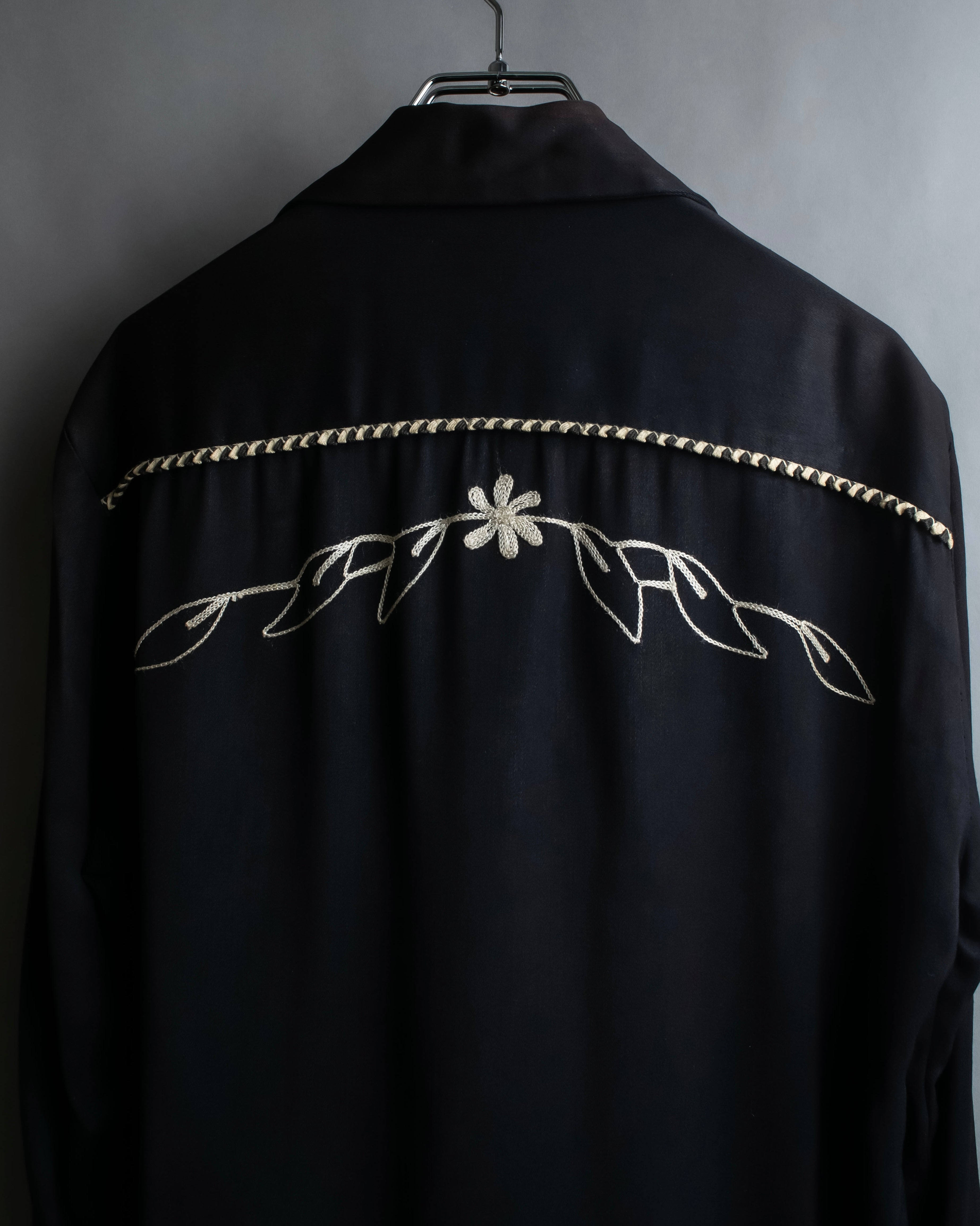 "Vintage Western detail shirt jacket"