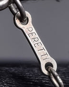 "Tiffany&Co" Small claus motif silver necklace