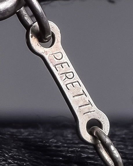 "Tiffany&Co" Small claus motif silver necklace