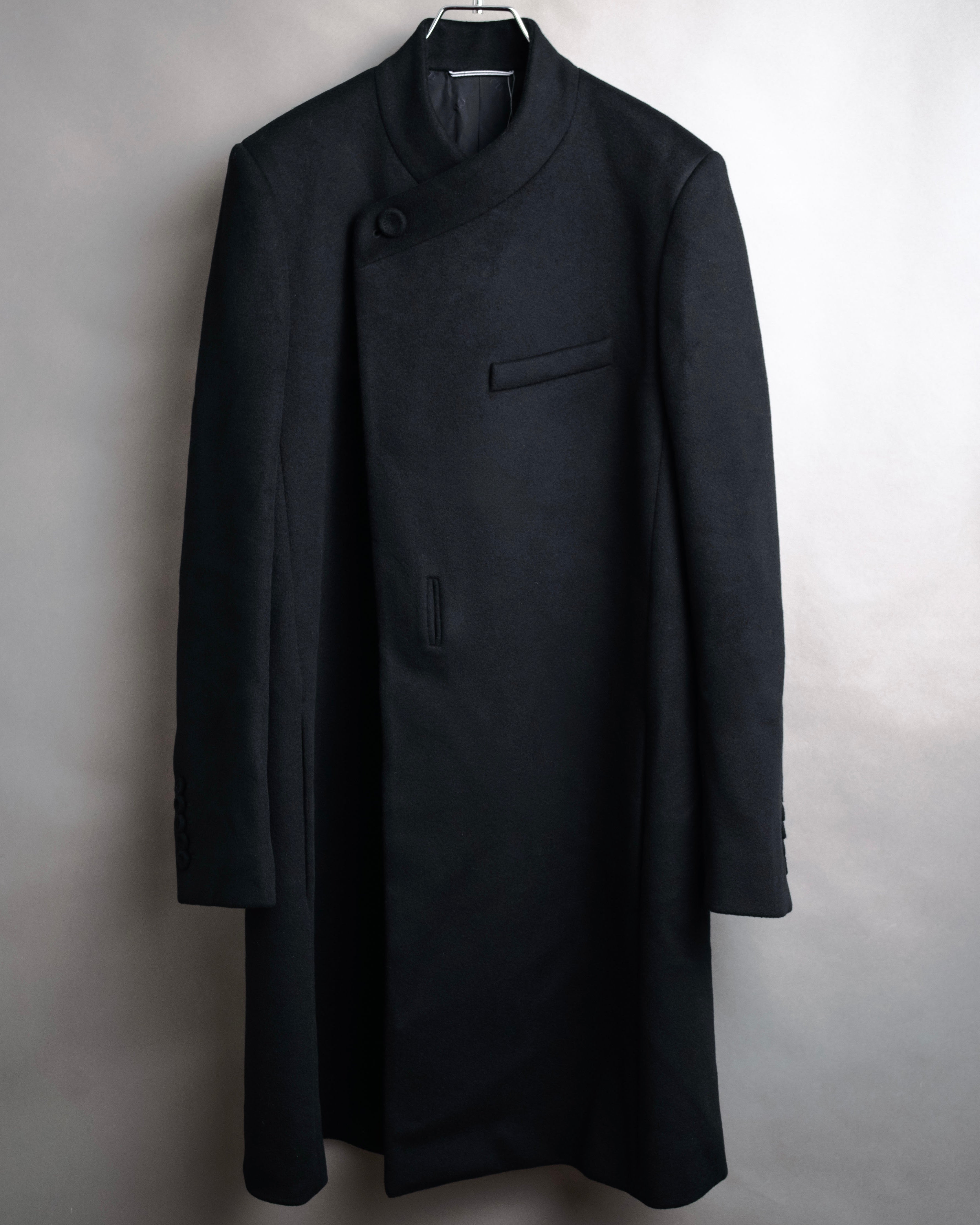 DIOR HOMME アシンメトリーコート DIOR HOMME (ディオールオム) - アシンメトリー スタンドカラーコート