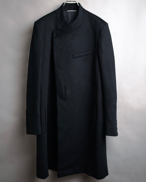 -SPECIAL- “DIOR” 2021 Asymmetrical stand collar coat