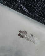 "KATHARINE HAMNETT" Vintage aged silver buckle leather belt