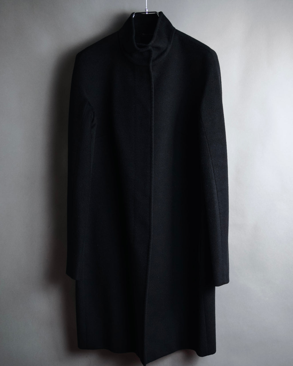 "MaxMara STUDIO" 2010’s Virgin wool stand-collar coat