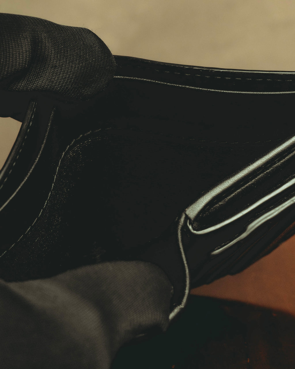 “BOTTEGA VENETA” 2010’s Intrecciato leather compact bi-fold wallet
