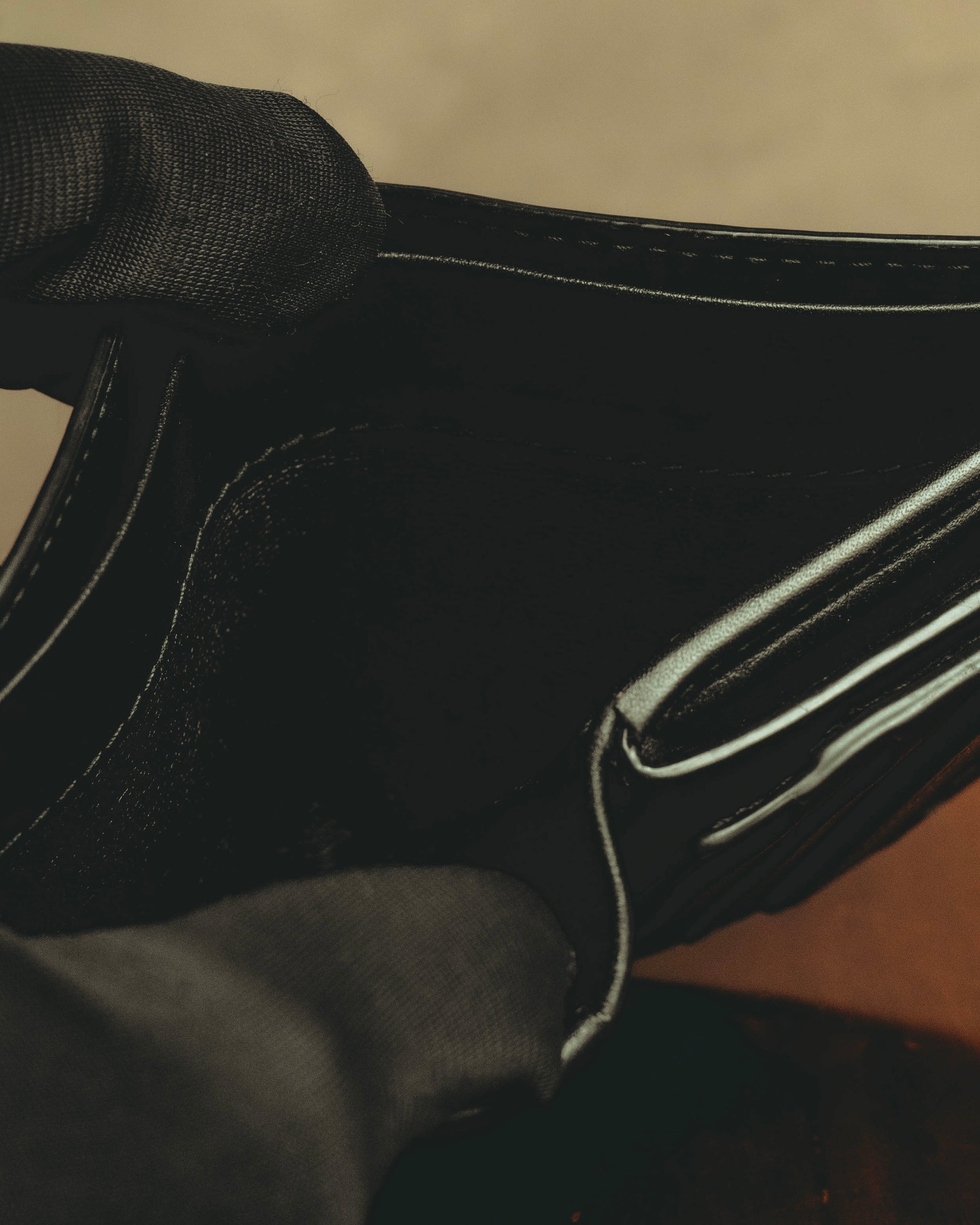 “BOTTEGA VENETA” 2010’s Intrecciato leather compact bi-fold wallet