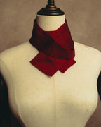 "Hermès" Silk knit scarf tied