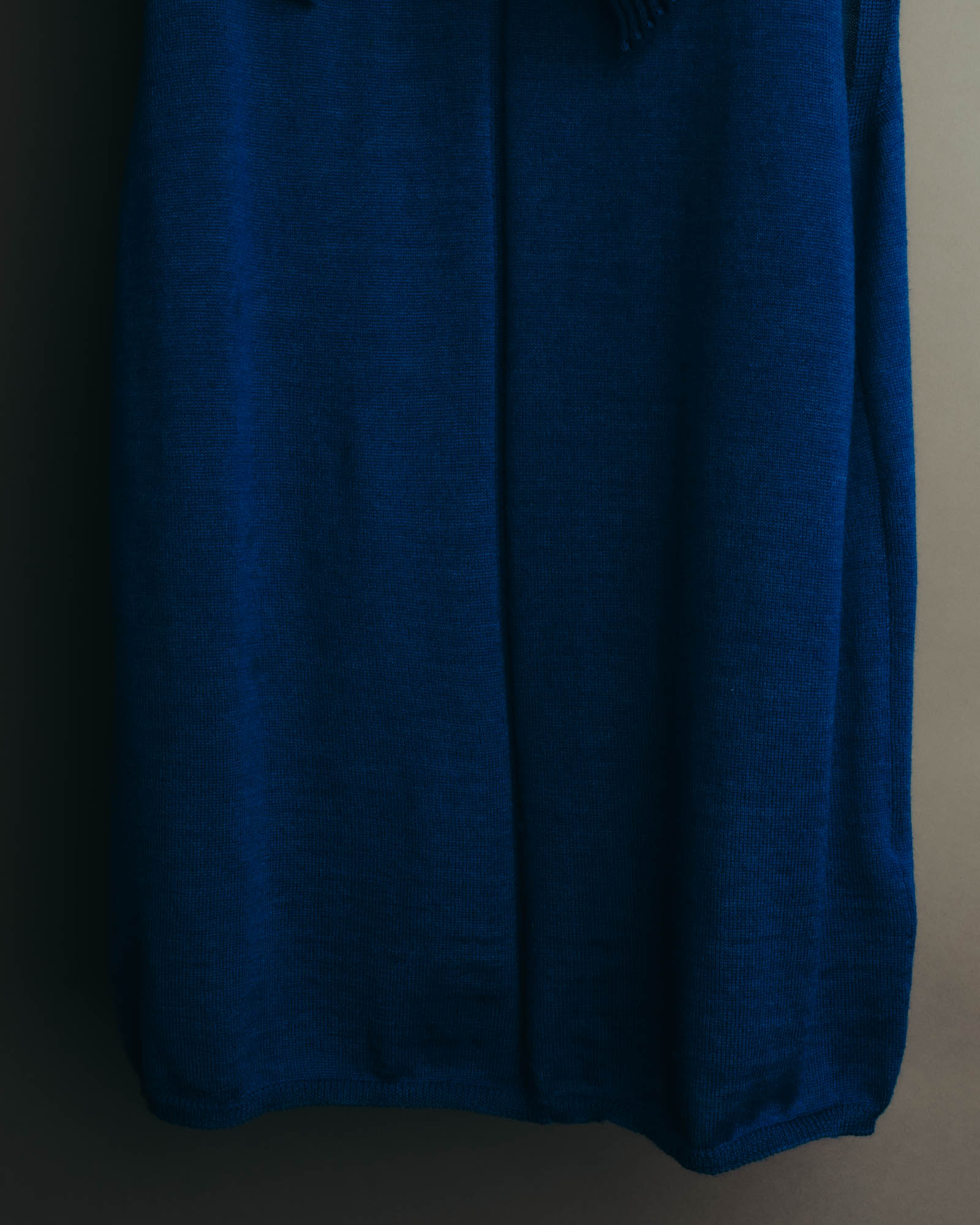 "LANVIN" 00's Elegant wool silk sleeveless knit top