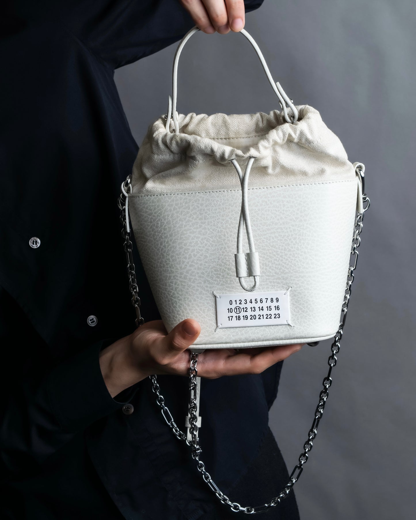 "MAISON MARGIELA" 5AC bucket type 2way bag