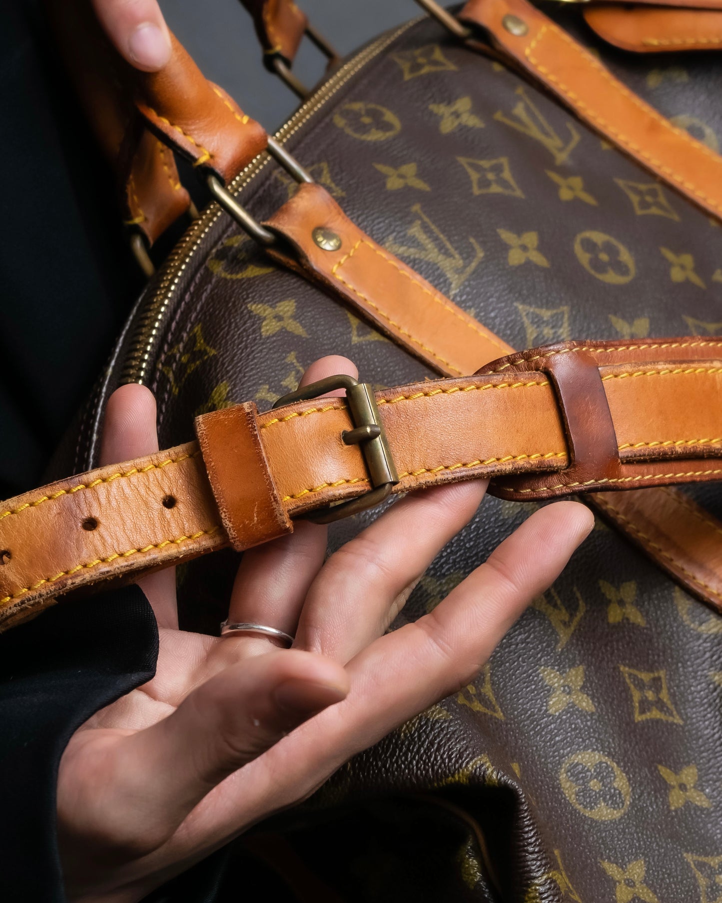 "LOUIS VUITTON" Keepall 50 monogram pattern boston bag