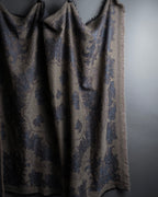 "BALENCIAGA" Large size lame jacquard weave stole