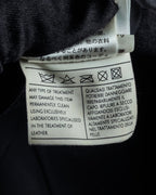 "Salvatore Ferragamo" Straight silhouette leather tailored jacket