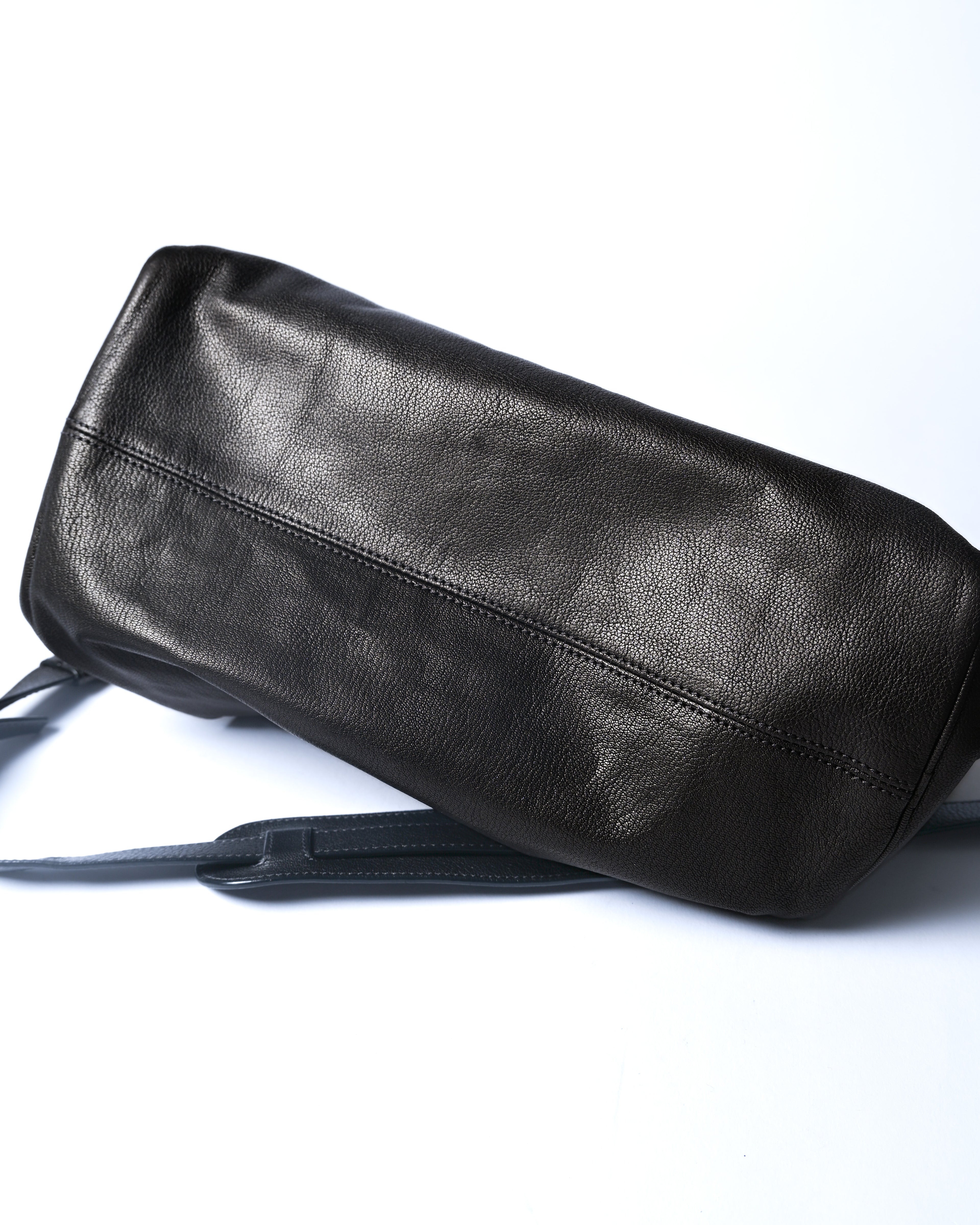 LOEWE/ Anagram 2 Way Mini Boston Hand Bag Metallic Black