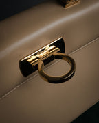 “Salvatore Ferragamo” 1990’s-00’s Gancini top handle bag