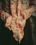 -SPECIAL- "GUCCI" 2010's-20's Romantic floral ruffle blouse