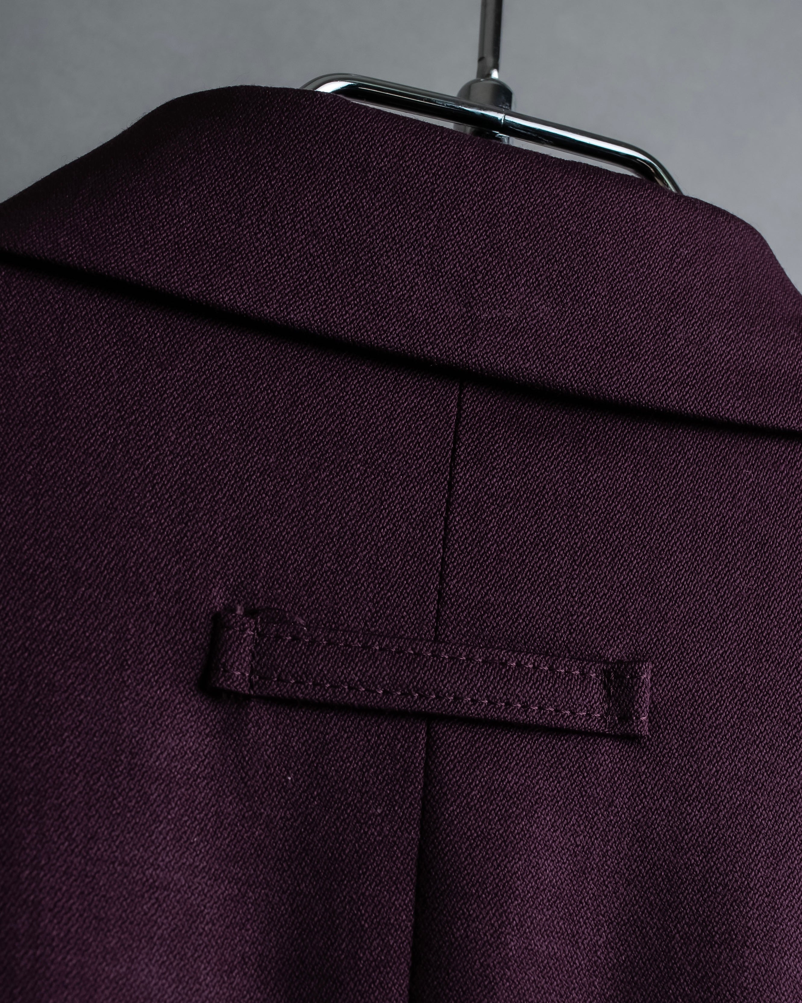 "JEAN PAUL GAULTIER FEMME"
 Beautiful purple color shaped wool tailored jacket