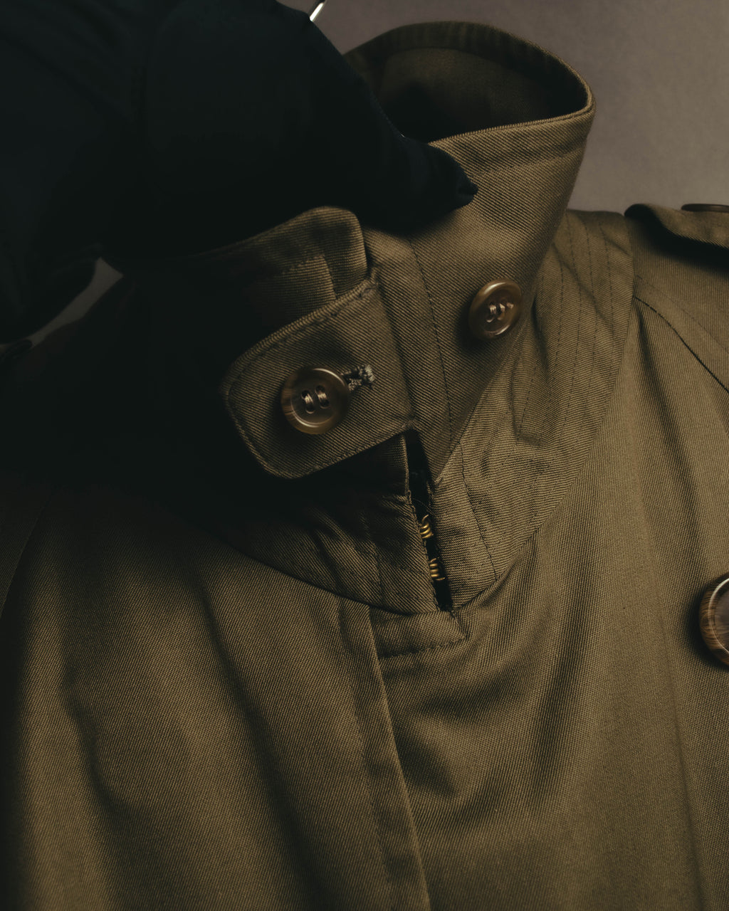 “Burberrys” 80’s Heritage check long trench coat
