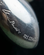 "Tiffany&amp;Co" Elsa Peretti double teardrop motif pendant