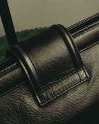 “SAN HIDEAKI MIHARA” 2000’s-2010’s black leather chain shoulder bag