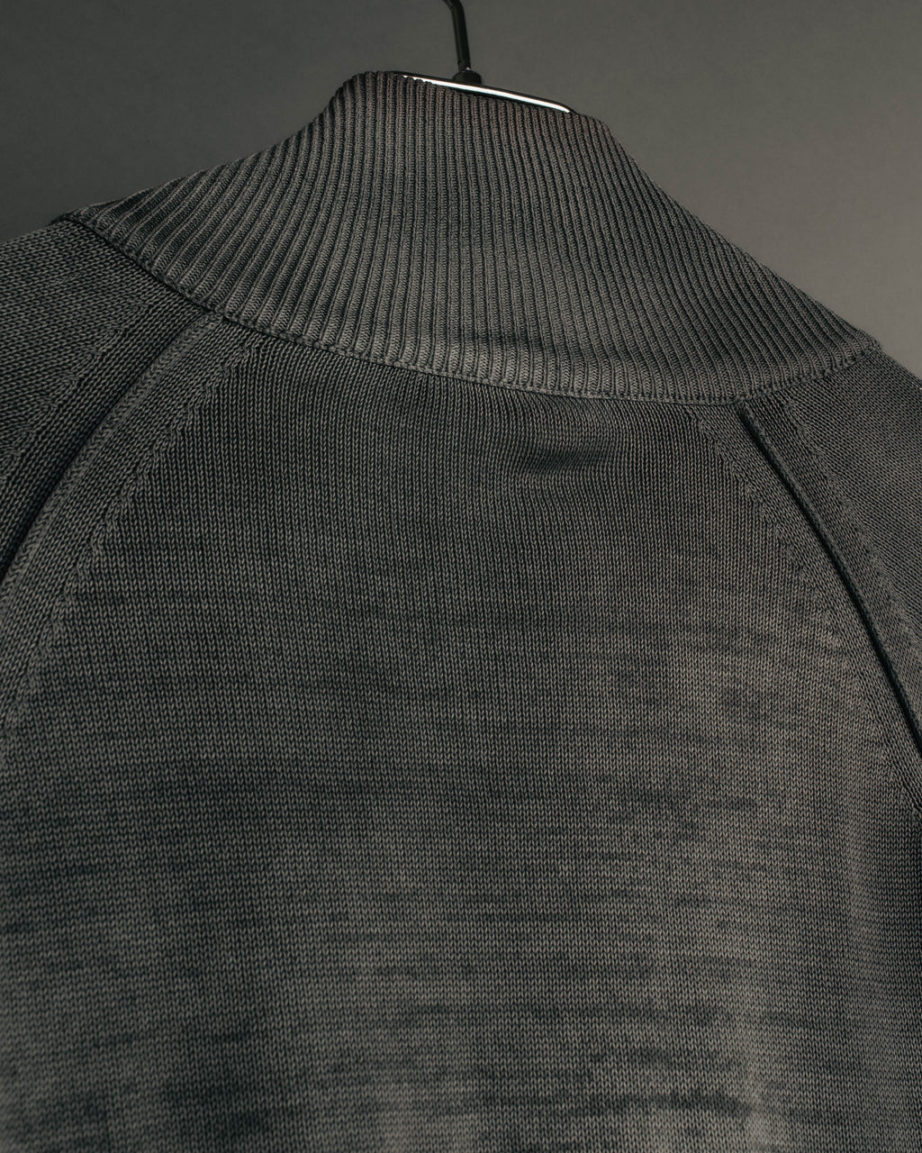 "PRADA" 90's-00's Minimal cotton zip cardigan
