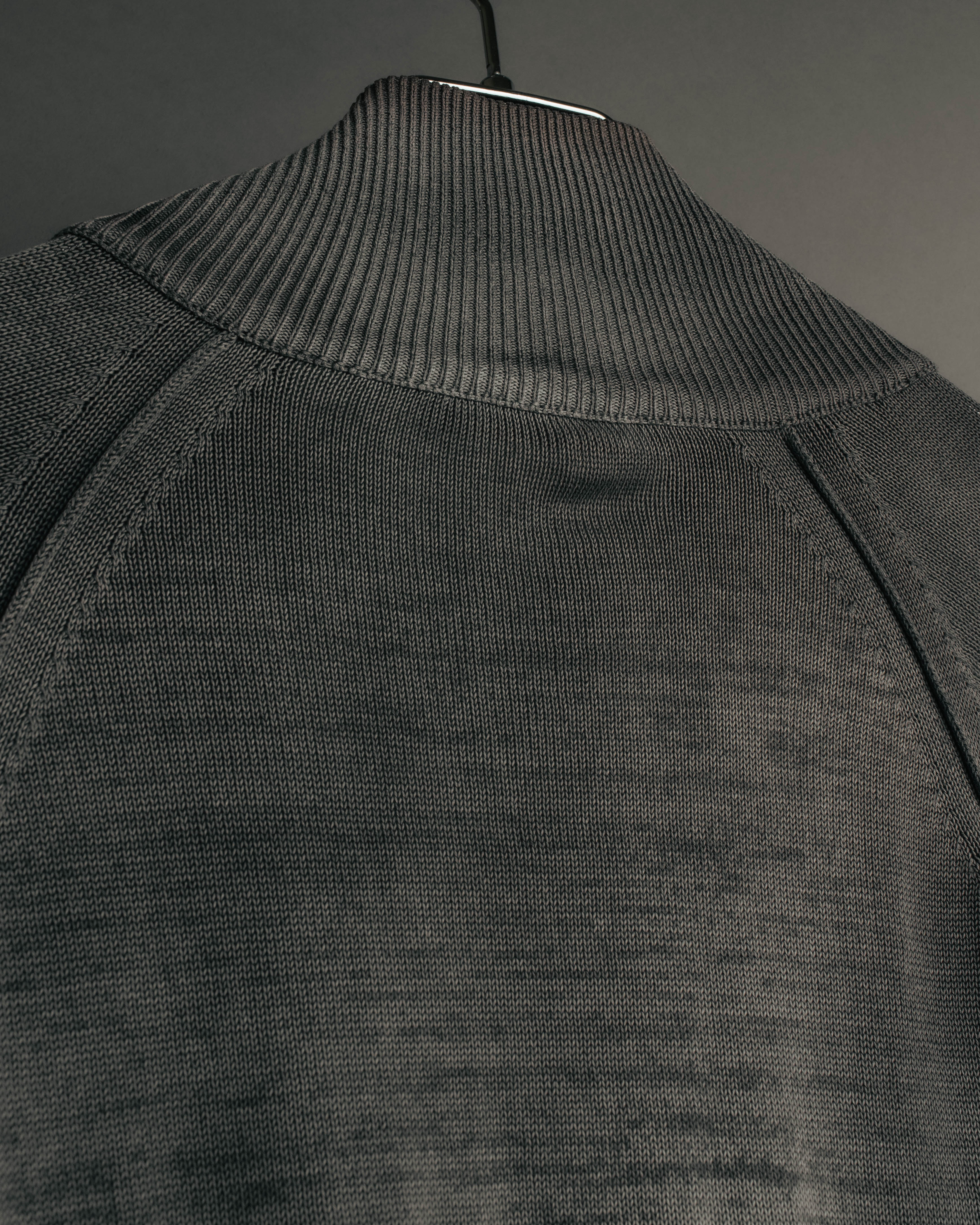 "PRADA" 90's-00's Minimal cotton zip cardigan