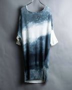 "DIESEL" Space pattern full graphic long tops