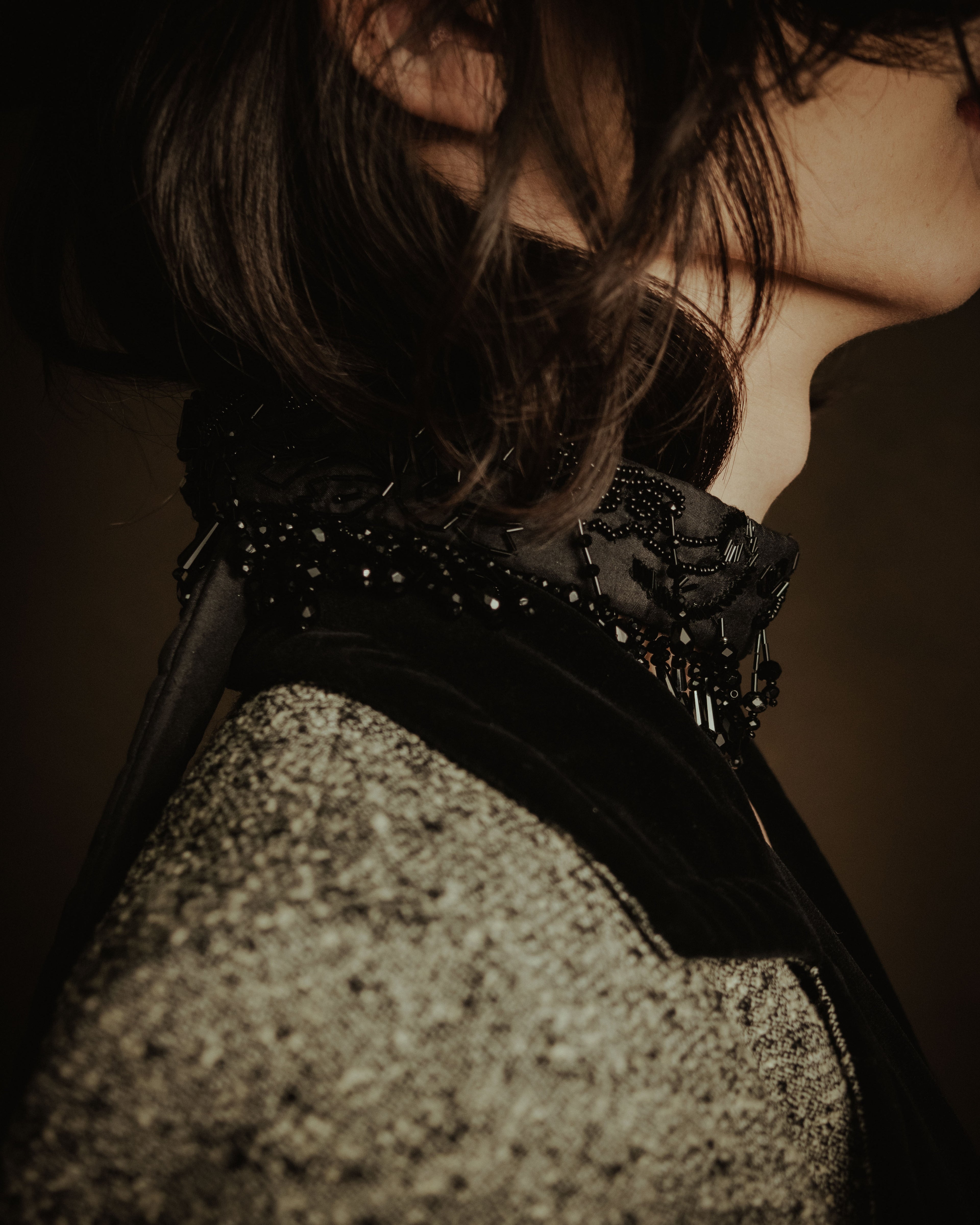 –SPECIAL– "DRIES VAN NOTEN"
2008-2014 Beaded fringe tie choker collar