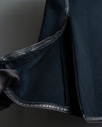 "GUCCI" Leather piping design box sleeve T-shirt